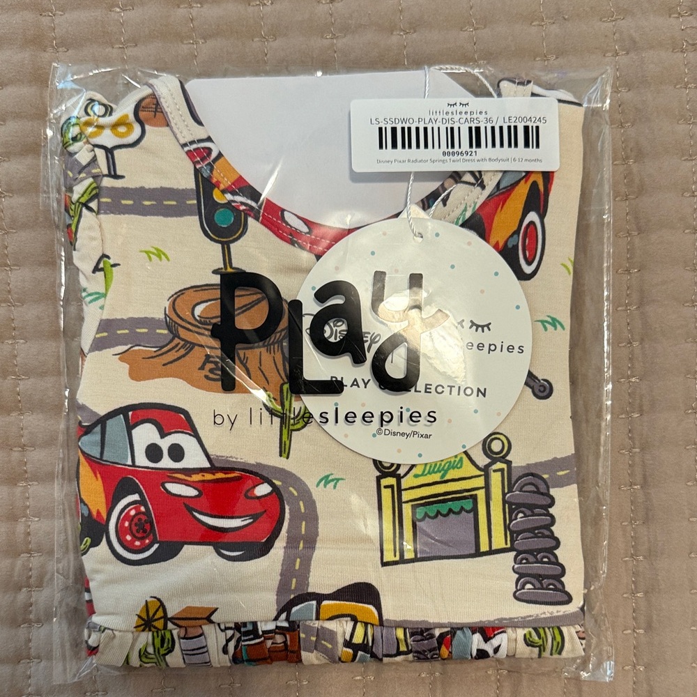 Little Sleepies Disney Cars Kids Dress